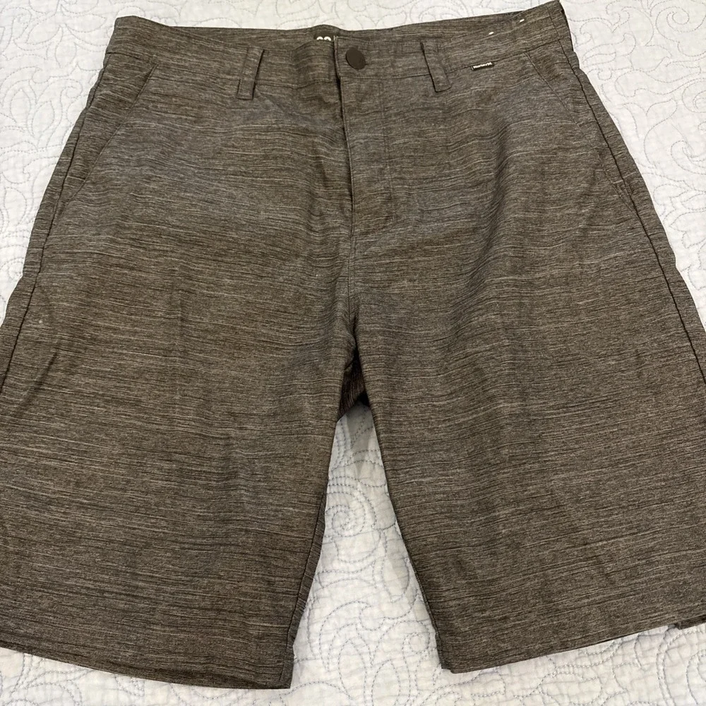 Hurley H2O-Dri Breathe Mens Size 32 Hybrid Walk Shorts Gray 21